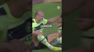 ERLING HAALAND YAWNING WHILE CASUALLY SCORING BACK TO BACK HAT TRICKS IN THE PREMIER LEAGUE 😳🥱 [upl. by Moskow]