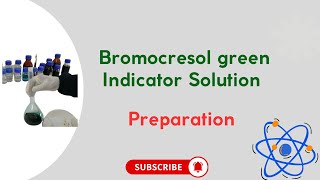 Bromocresol green indicator solution 004 wv  Preparation [upl. by Gravante]