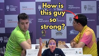 When Vishy Anand played the Caro Kann against Nepo  Global Chess League [upl. by Atyekram616]