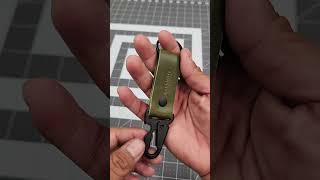 Making leather keychain with bottle opener leatheraccessories leathergoods handmade madeinusa [upl. by Canale]