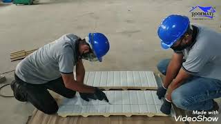 ROOFMATE PU SANDWICH ROOF PANEL  MATHOD OF MAKING MITER JOINTS [upl. by Annodas]