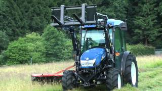 New Holland T3030 mit Stoll FC350 Frontlader Kuhn Kreiselmähwerk Claas Ladewagen Heuwender [upl. by Avir64]