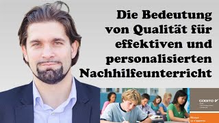 Die Bedeutungvon Qualität für effektiven und personalisierten Nachhilfeunterricht [upl. by Niwre]