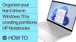 How to organize your hard drive in Windows 11 by creating partitions  HP Notebooks  HP Support [upl. by Germana]