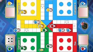 Ludo King 4 players  Ludo game in 4 players  Ludo King  Ludo gameplay 1615 [upl. by Aisiat]