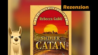 ► Die Siedler von Catan  Der Roman  BuchRezension  SpieLama [upl. by Ydospahr]