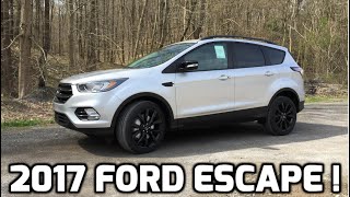 2017 Ford Escape Review and Test Drive  Best SUV in its class [upl. by Cirda]