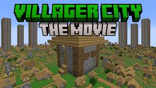 I Added A Villager City To Minecraft The Movie [upl. by Bran]