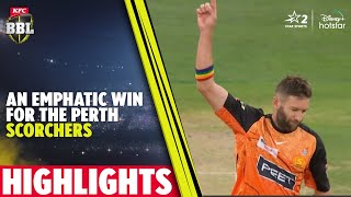 Hamish McKenzie Highlights Perth Scorchers Walkinapark Victory against Melbourne Stars [upl. by Anayia325]