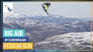 Redmond Gerard  Mens Big Air  Cardrona  2nd place  FIS Snowboard [upl. by Ardena]