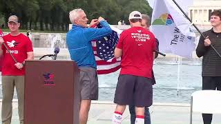 The World Games 2022 Flag Relay from Washington DC to Birmingham [upl. by Geraldine]