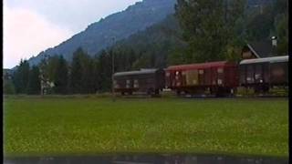 Pinzgaubahn ua mit Rollwagenzug [upl. by Enirac]