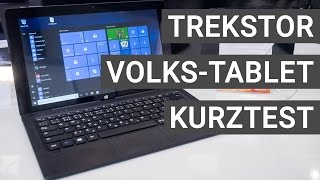 TrekStor SurfTab twin 116 VolksTablet Mein erster Eindruck  Deutsch [upl. by Walcoff]