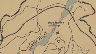 RDR2 online treasure  Brandywine Drop One of the locations [upl. by Refotsirhc]