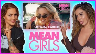 MEAN GIRLS TRAILER  BABESTATION GIRLS REACT  Brooksie Brooks amp Maxie Rhoads [upl. by Nnitsuj]