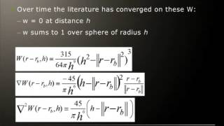 7  Smoothed Particle Hydrodynamics [upl. by Blackmore]