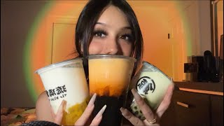 ASMR Boba sounds at 100 sensitivity🧋Mouth sounds whispers [upl. by Hermione]