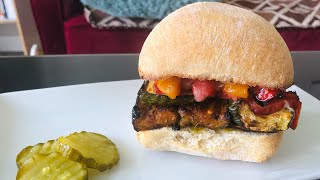 CIABATTA GRILLED VEGETABLES SANDWICH [upl. by Ahsiakal]