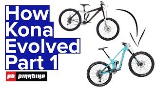 How Kona Evolved Their Mountain Bikes  Part 1 [upl. by Brodie]