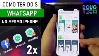 Como Usar DOIS WHATSAPP no iPhone [upl. by Wyn]