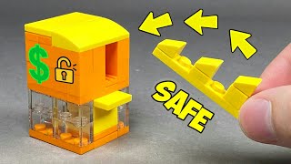 How to make a Lego Safe with Key  Lego Tutorial [upl. by Loggins]