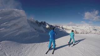 Ski Presena Glacier Passo tonale January 2019 [upl. by Adiehsar]