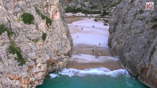 Drohne  Erster Drohnenflug durch den Torrent de Pareis Sa Calobra Mallorca [upl. by Pail]