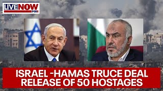 IsraelHamas war Hostage release in Gaza Israeli intelligence official on latest LiveNOW from FOX [upl. by Erdried]