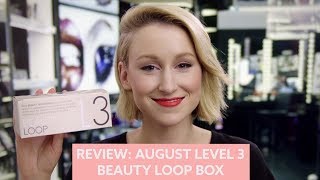 Review August Level 3 Beauty Loop Box  MECCA Beauty Junkie [upl. by Mossman]