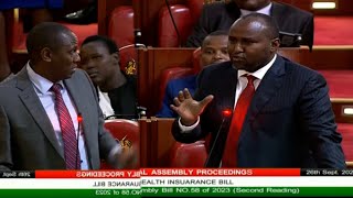 SHUT UP MWIZI WEWE RESPECT RAILA Watch how fearless Junet Mohamed silenced Ichungwa in Parliament [upl. by Eitsirc757]