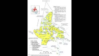 Map of Nunavut [upl. by Marcile]