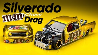 Chevy Silverado V8 Twin Turbo MampM’s Drag Majorette Custom [upl. by Rafaelia]