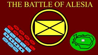 The Battle of Alesia 52 BCE [upl. by Enelehs81]