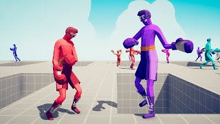 Battle Royale on Hole Map  Totally Accurate Battle Simulator  TABS [upl. by Worra]