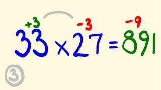 Fast Mental Multiplication Trick  Multiply in your head using base 20 and 30 [upl. by Nelyk]