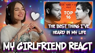 My GIRLFRIEND React  King Inertia vs Helium I GRAND BEATBOX BATTLE 2021 [upl. by Nomead]