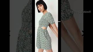 Print cut out playsuit youtubeshorts shorts dress [upl. by Kenwood907]