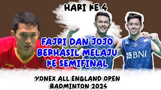 🔴MANTAP Fajar ALFIANMuhammad Rian DAN JOJO YONEX ALL ENGLAND OPEN BADMINTON 2024 LIVE SCORE [upl. by Hepza521]