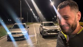 Заруба Tiguan 20 st2 320hp VS мой Haval F7x 20 st1 225hp [upl. by Lopes]