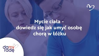 Mycie ciała  dowiedz się jak umyć osobę chorą w łóżku [upl. by Martel]