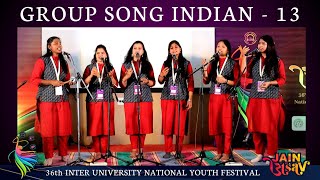 Group song Indian by Banasthali Vidyapith students  National youth festival  देशभक्ति गीत [upl. by Reffineg]