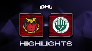 Luleå HockeyMSSK vs Frölunda HC  Game Highlights [upl. by Kiki]