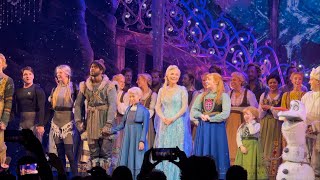 Frozen The West End Musical Curtain Call  Final Show 08092024 [upl. by Hartzell]