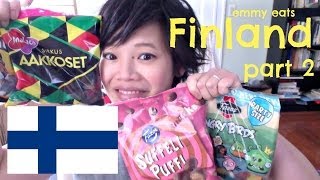 Emmy Eats Finland Part 2  more Finnish sweets [upl. by Felike766]