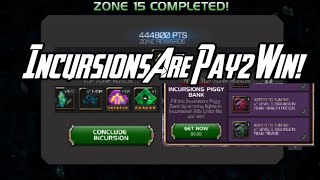 Incursions are Pay2Win Dont let anyone tell you otherwise theyre liars mcoc [upl. by Ybba]