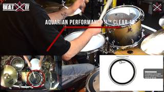 BeatIt Test Aquarian Performance II Clear [upl. by Ker]