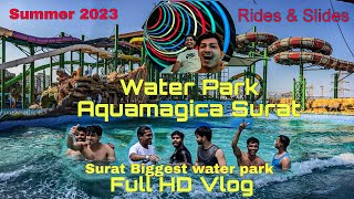 aquamagicaa Water Park Surat  The Only Largest water park in surat Video You Need to Watch  Vlog [upl. by Coy140]