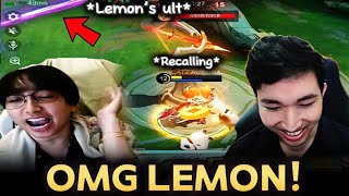 RRQ Lemon made Ohmyveenus SCREAM because of this GODLY PLAY in PH vs INDO SHOWMATCH… [upl. by Nrublim730]