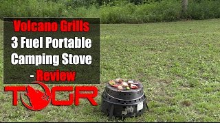 Heavy but Functional  Volcano Grills 3 Fuel Portable Camping Stove  Review [upl. by Atirehc741]