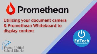 Using Your Document Camera and Promethean Whiteboard to display Content [upl. by Oettam]